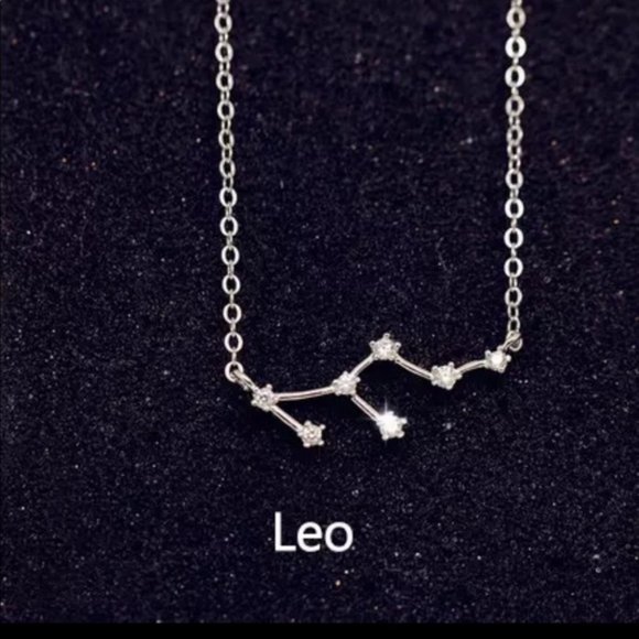 Jewelry - New 💫Leo💫925 Sterling Silver Zodiac Necklace